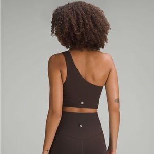 Lululemon Align Asymmetrical Bra *Light Support, C/D Cup Size 8 in Expresso